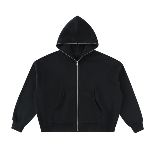 007 Supply Standard Issue Full-Zip Boxy Hoodie — Logo Hoodie
