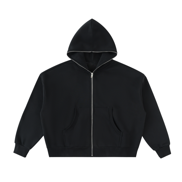 007 Supply Standard Issue Full-Zip Boxy Hoodie — Logo Hoodie