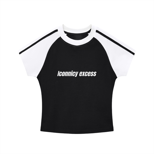 Iconnicy Excess - Bodycon Raglan Tee