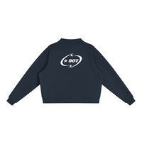Essential Fleece Mock-Neck Crew Sweatshirt