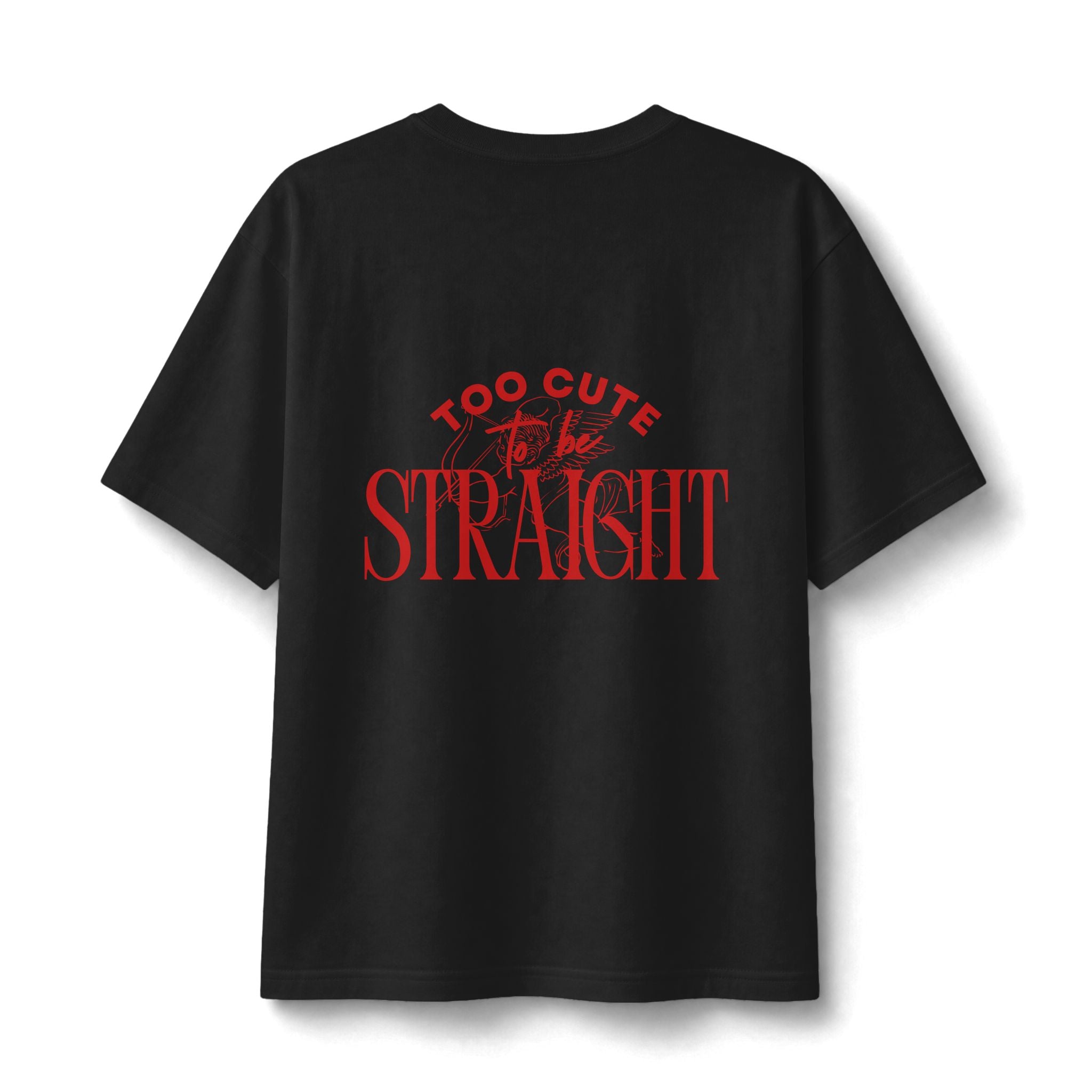 Too Cute to Be Straight T-Shirt | Gay BTW graphic tee, Pride top