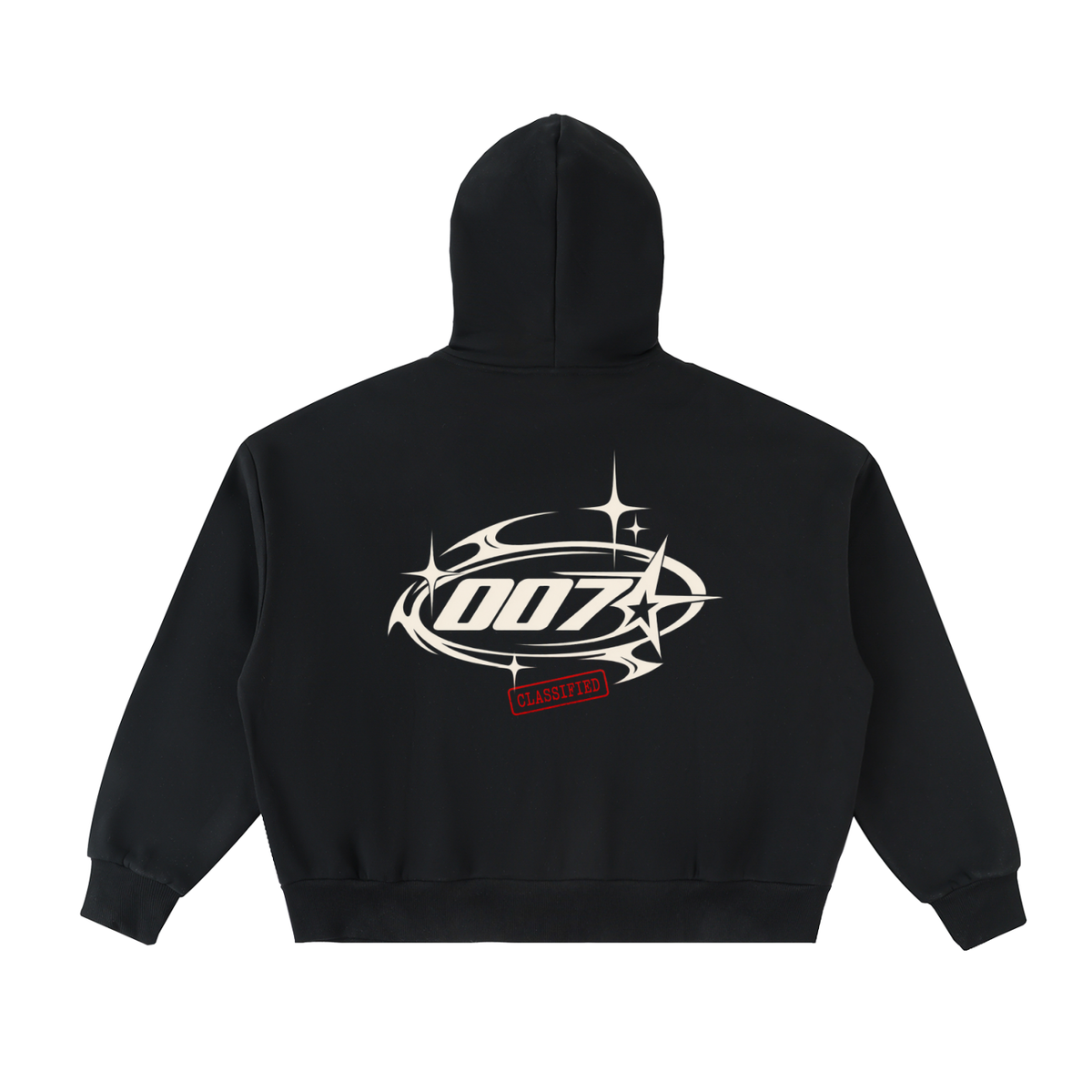 007 Supply Standard Issue Full-Zip Boxy Hoodie — Logo Hoodie