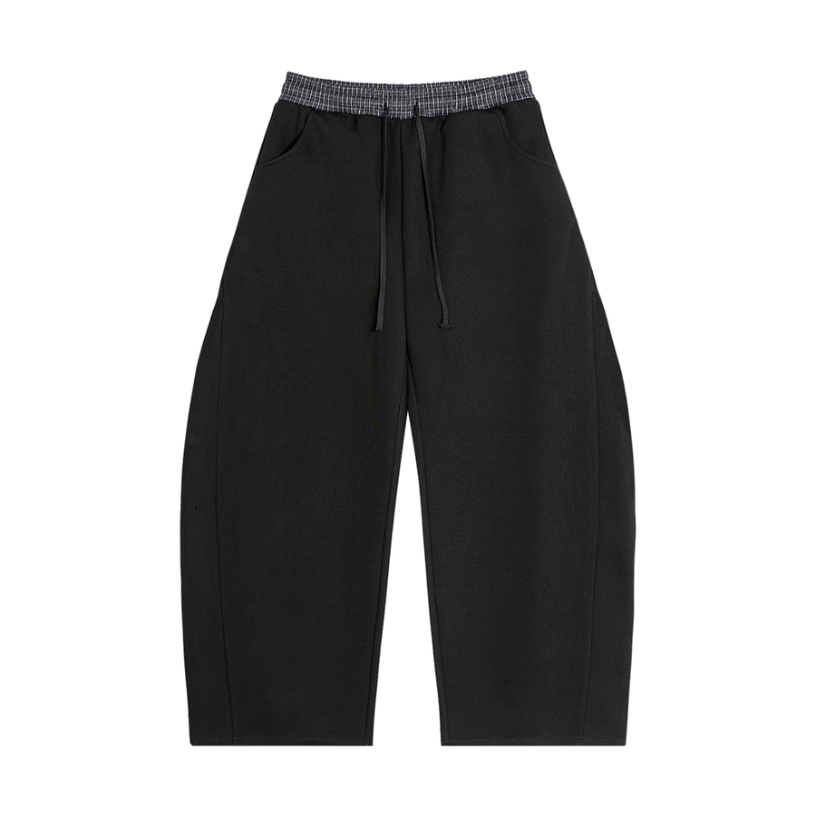 Standard Issue - Plaid Waistband Barrel Sweatpants