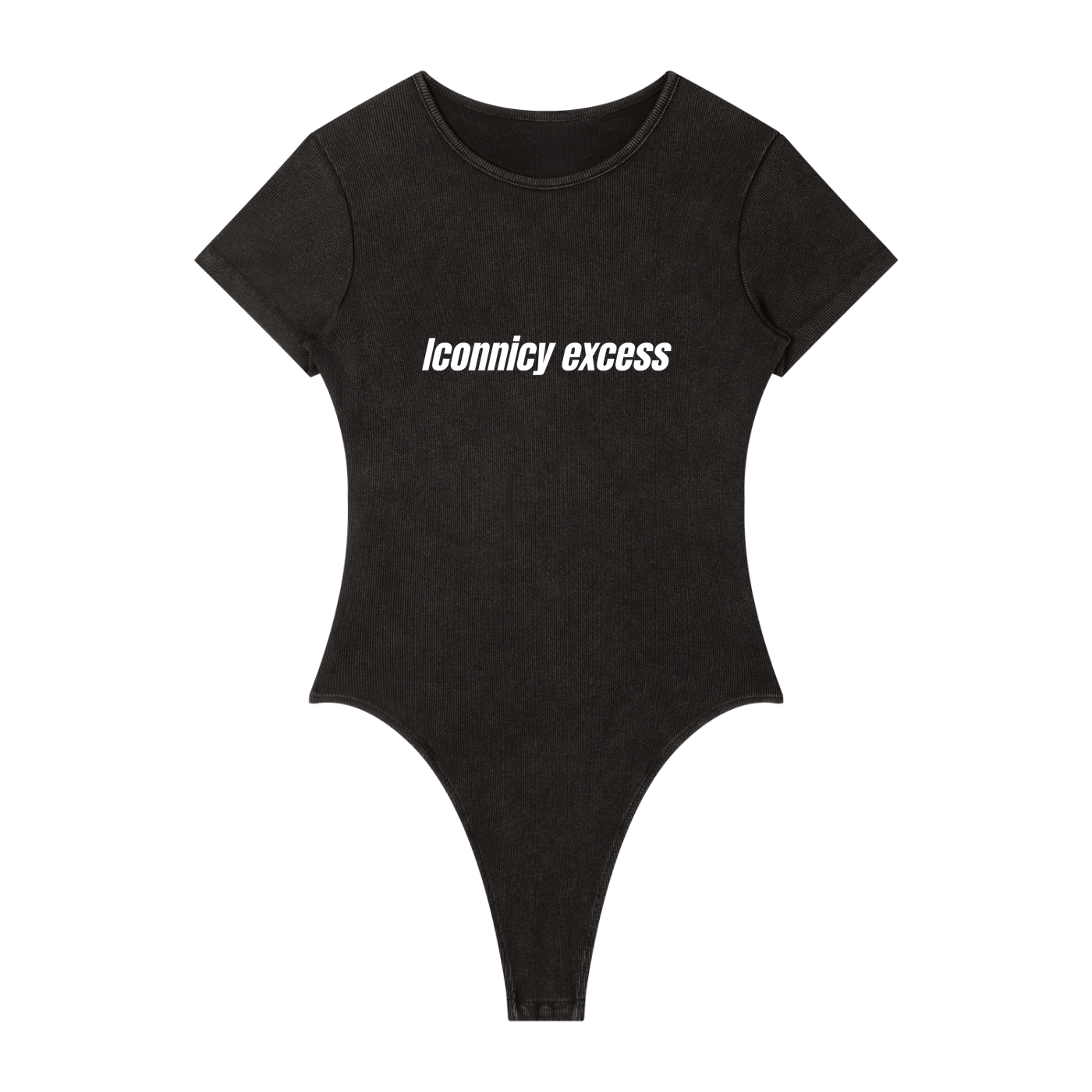 Iconnicy Excess - Women's Mineral Wash Crewneck Bodysuit