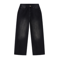 Men's Vintage Wash Wide Leg Jeans