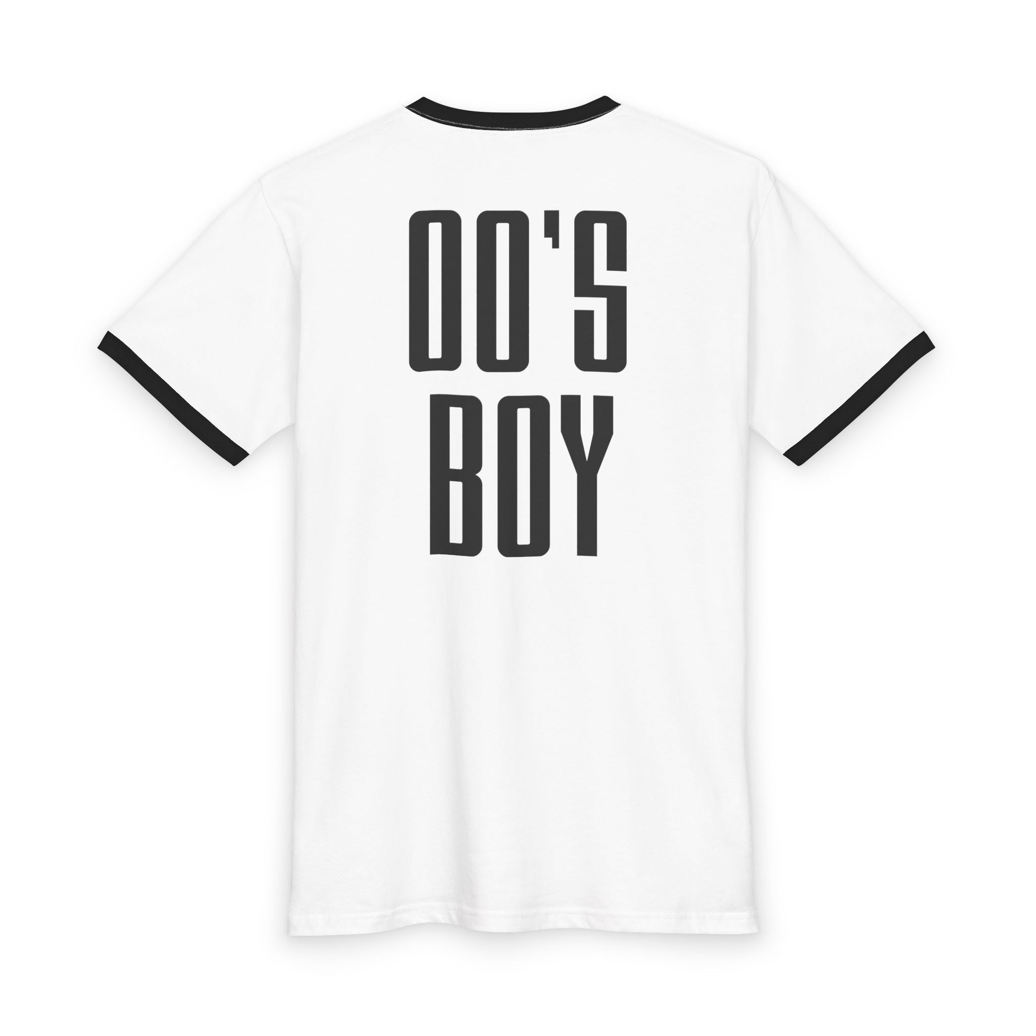 00's Boy Ringer Tee — Born in 00's Retro Graphic T-Shirt