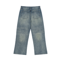 Men’s Vintage Wash Wide Leg Jeans