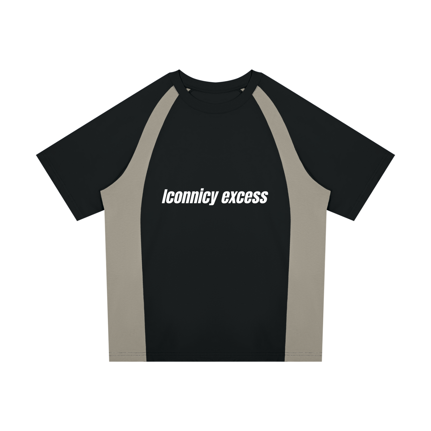 Iconnicy Excess - Unisex Raglan Color Block T-Shirt
