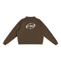 Essential Fleece Mock-Neck Crew Sweatshirt