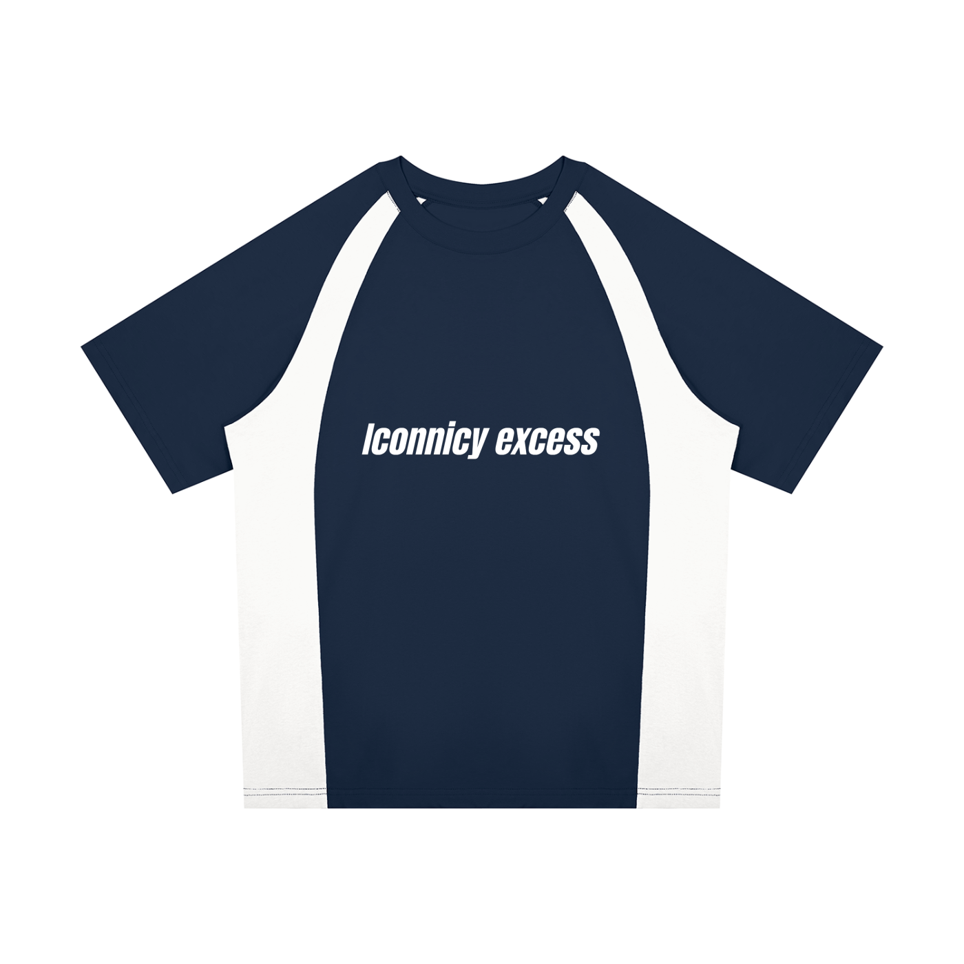 Iconnicy Excess - Unisex Raglan Color Block T-Shirt
