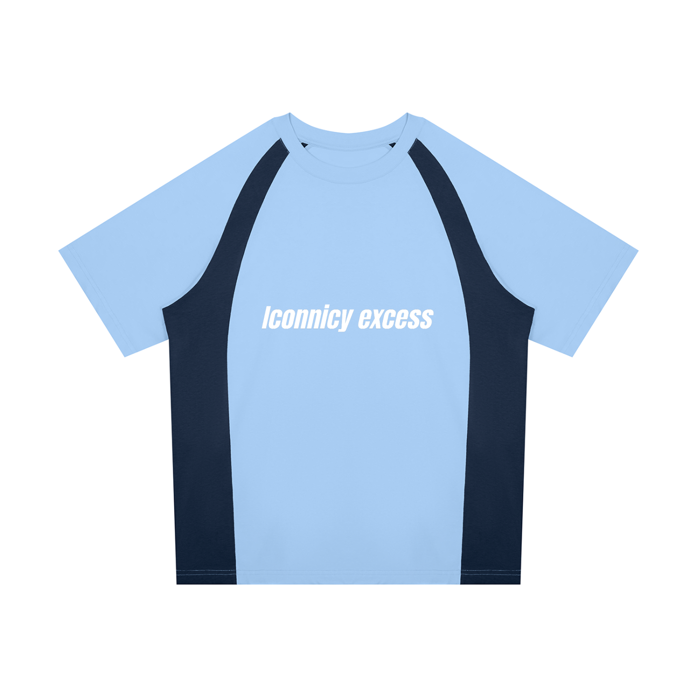 Iconnicy Excess - Unisex Raglan Color Block T-Shirt