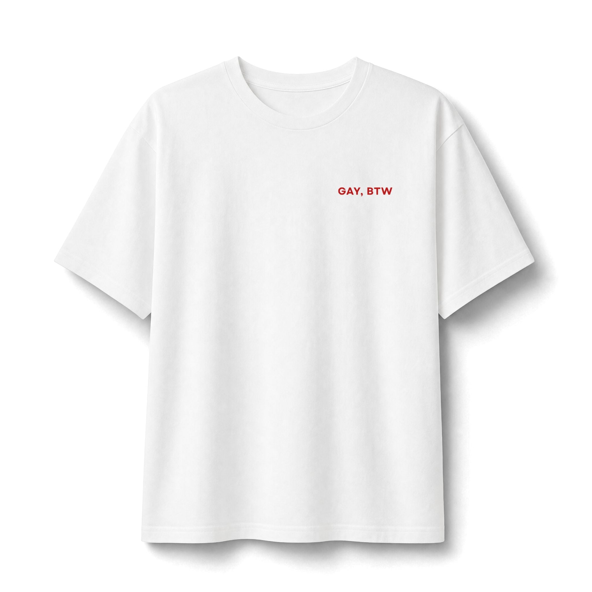 Too Cute to Be Straight T-Shirt | Gay BTW graphic tee, Pride top