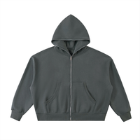 007 Supply Standard Issue Full-Zip Boxy Hoodie — Logo Hoodie