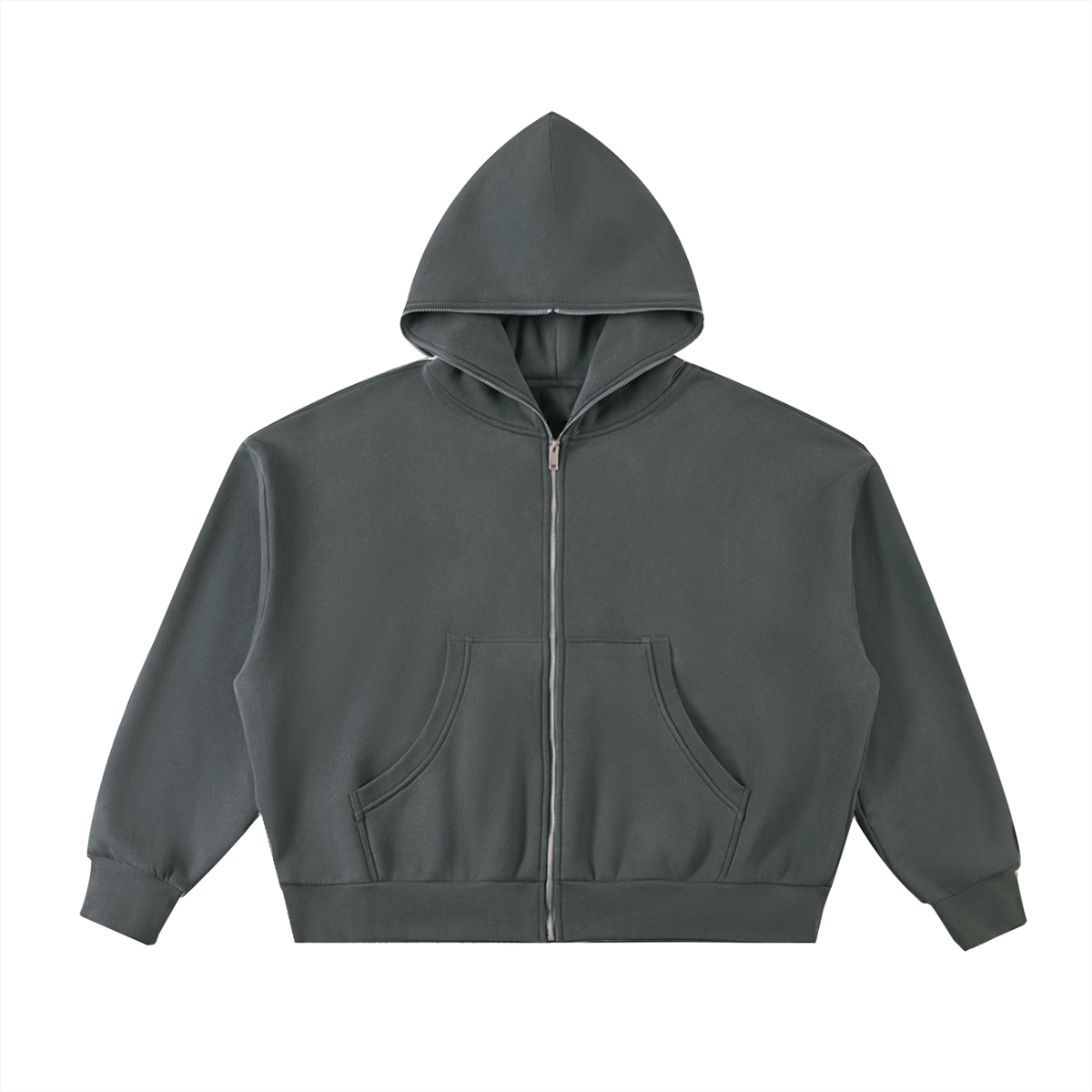 007 Supply Standard Issue Full-Zip Boxy Hoodie — Logo Hoodie