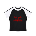 Contrast Stripes Bodycon Raglan  Sleeve T-Shirt