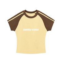 Iconnicy Excess - Bodycon Raglan Tee