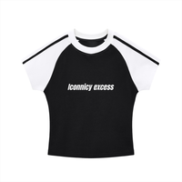 Iconnicy Excess - Bodycon Raglan Tee