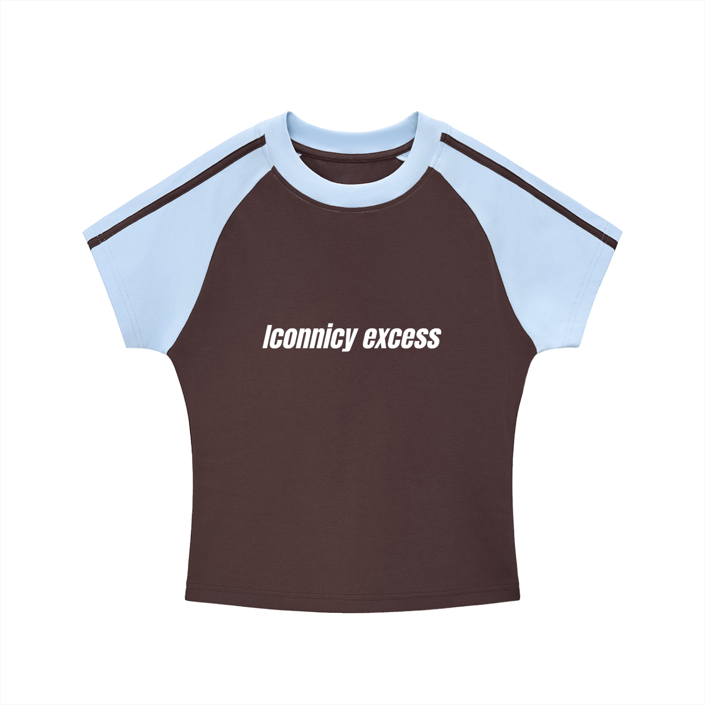 Iconnicy Excess - Bodycon Raglan Tee