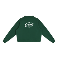 Essential Fleece Mock-Neck Crew Sweatshirt