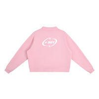 Essential Fleece Mock-Neck Crew Sweatshirt