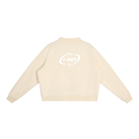 Essential Fleece Mock-Neck Crew Sweatshirt